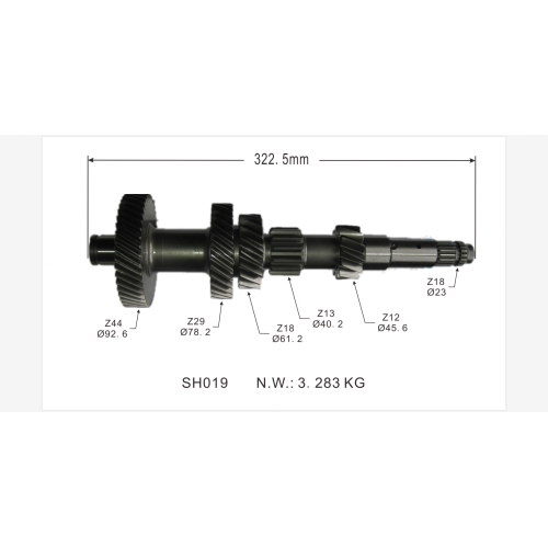 JAPANESE CARS MANUAL 5L GEARBOX PARTS COUNTER SHAFT 33421-26100 FOR HAICE 3L